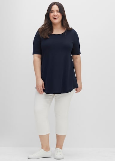 sheego Longshirt - nachtblau