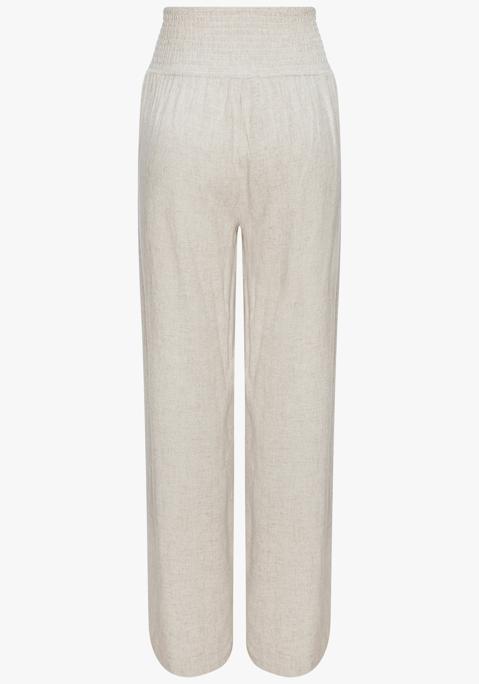 French Connection Leinenhose - beige meliert