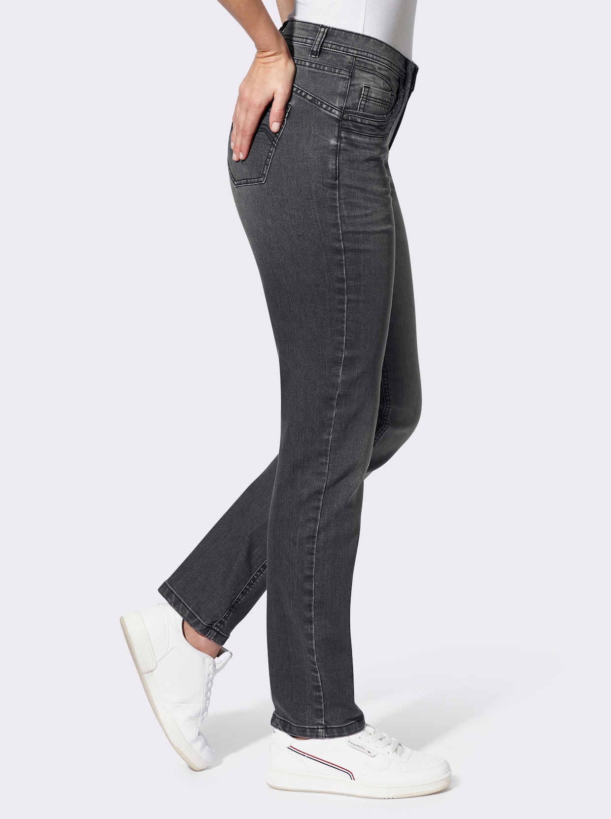 heine 5-pocketjeans - grey denim