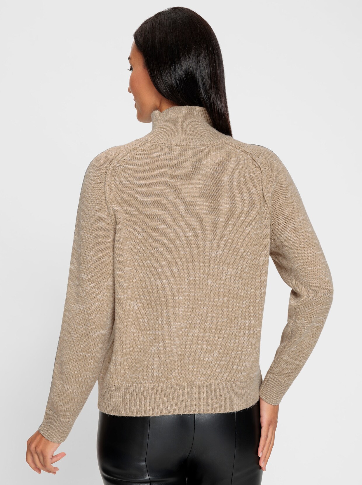 heine Gebreide pullover - beige/ecru gemêleerd