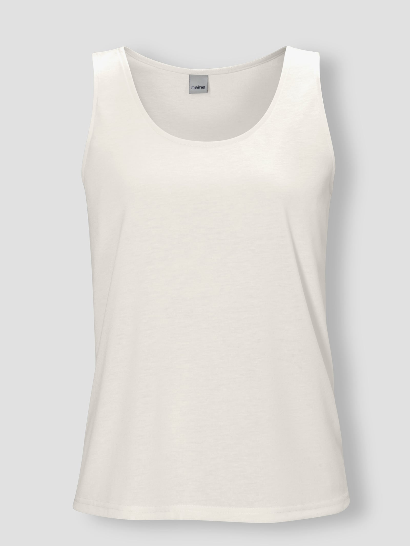 heine Shirttop mit Leinen - ecru