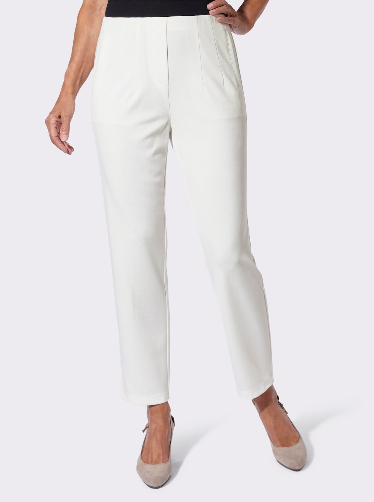 Jerseyhose - ecru