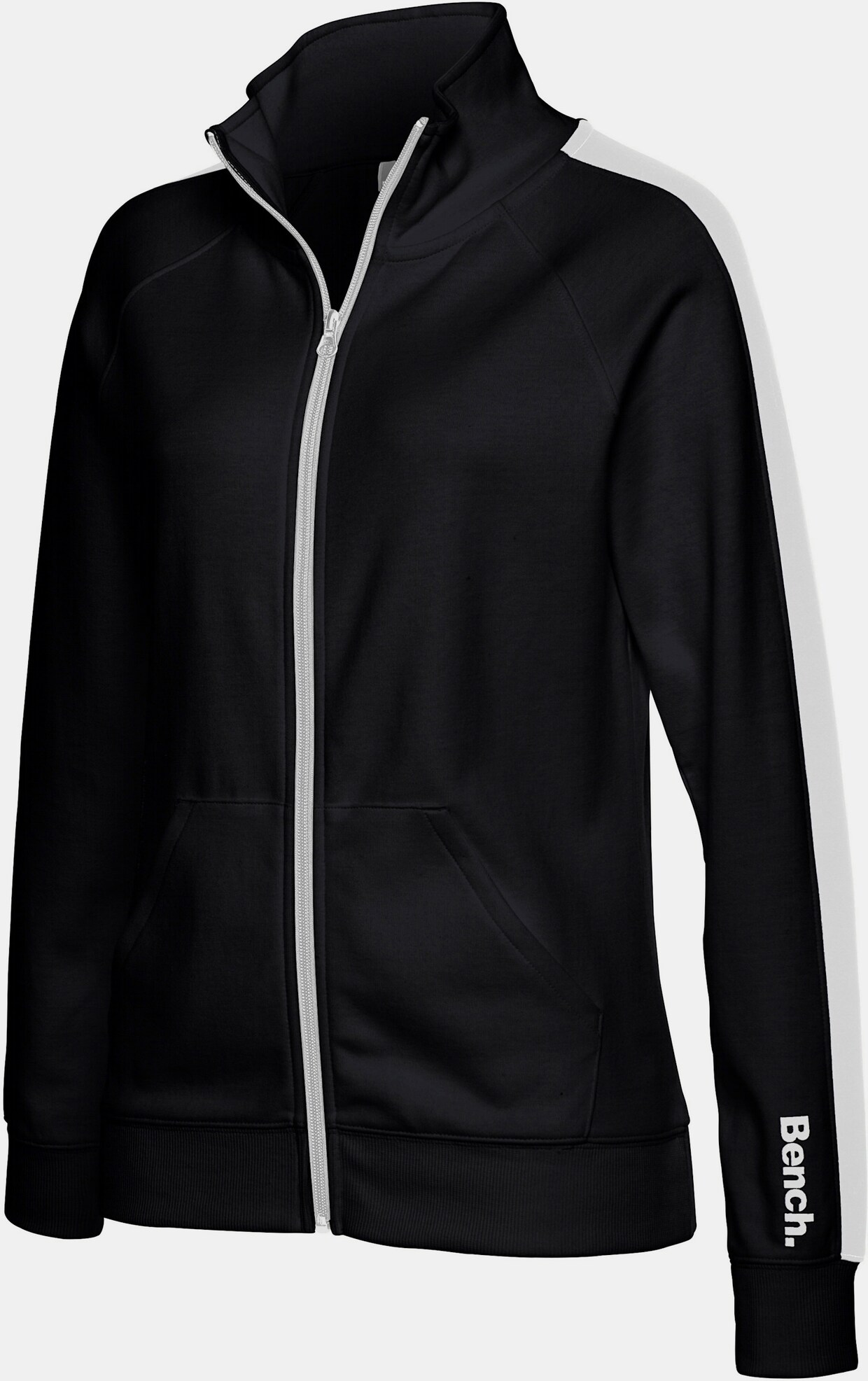 Bench. Sweatjacke - schwarz-weiß
