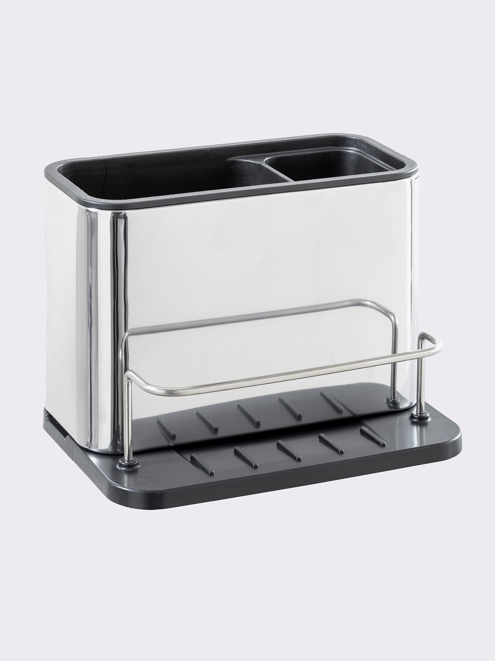 heine home Spülbecken-Organisator - silberfarben-schwarz