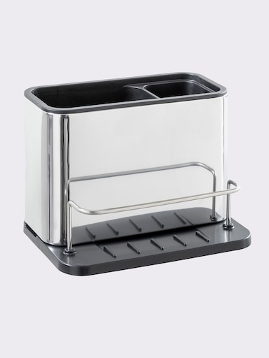 heine home Spülbecken-Organisator - silberfarben-schwarz