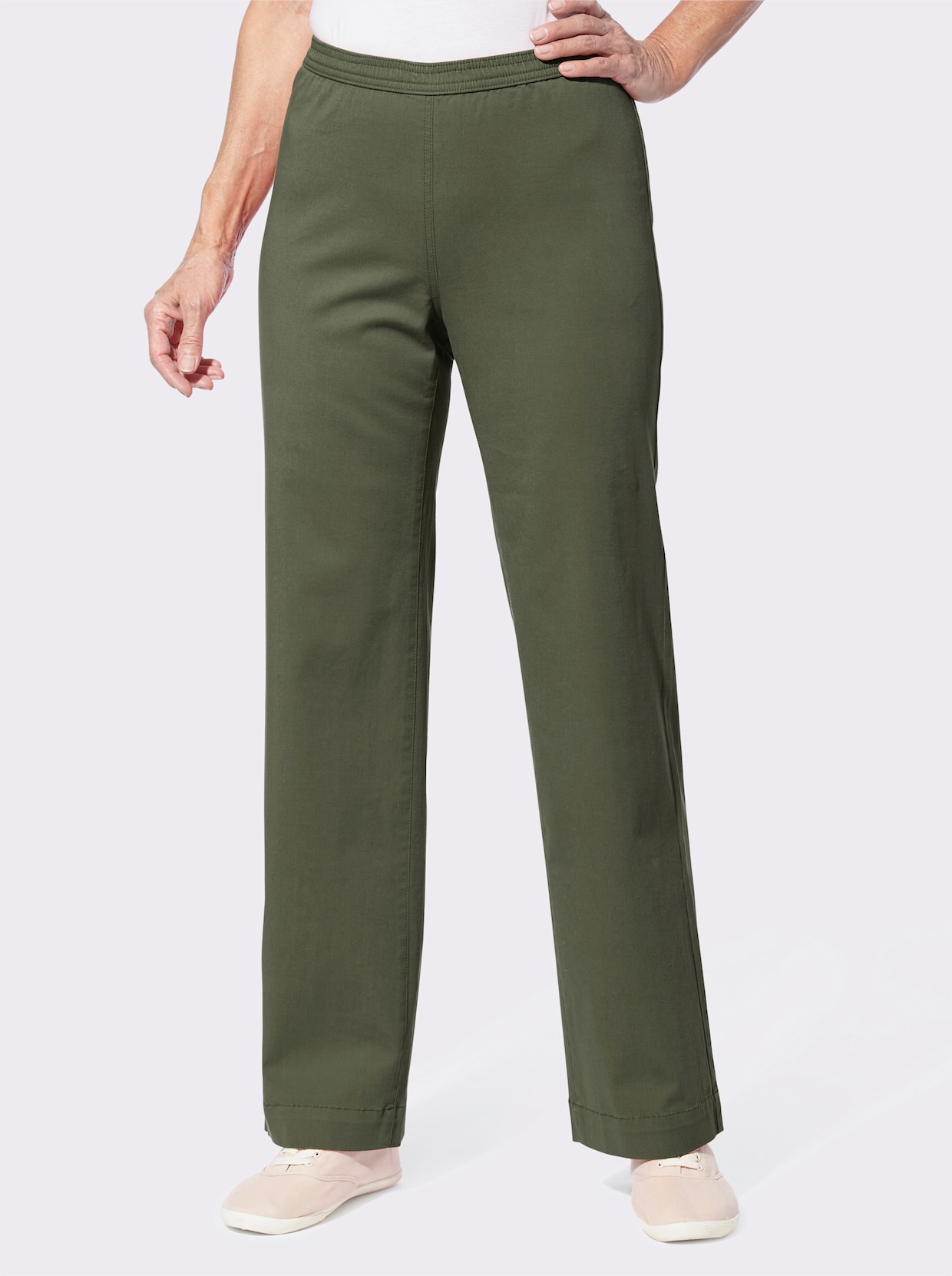 Comfortjeans - kaki