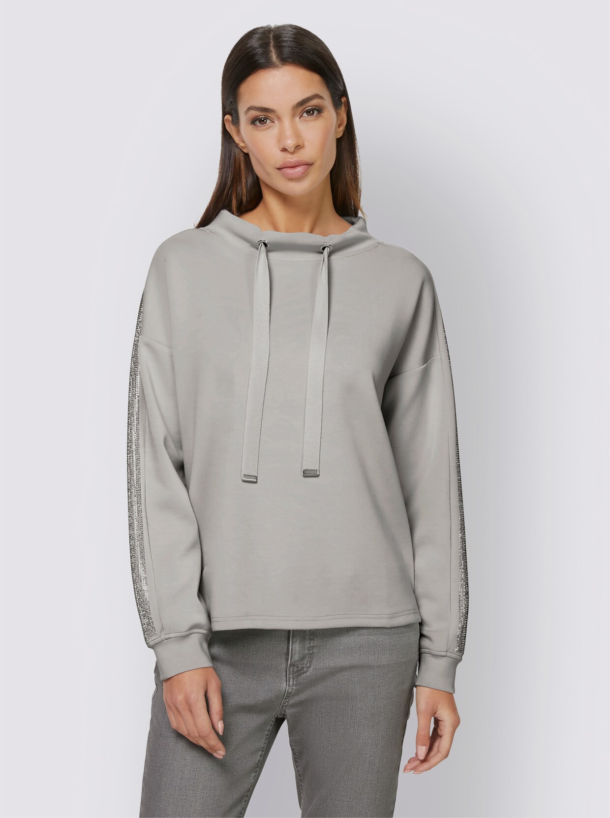 heine Sweatshirt - hellgrau