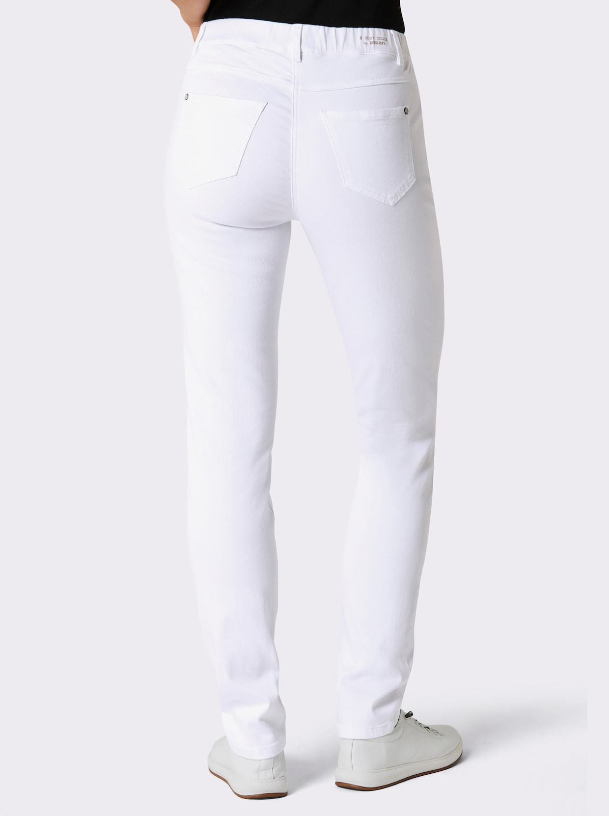 Ascari Schlupfjeans - weiß