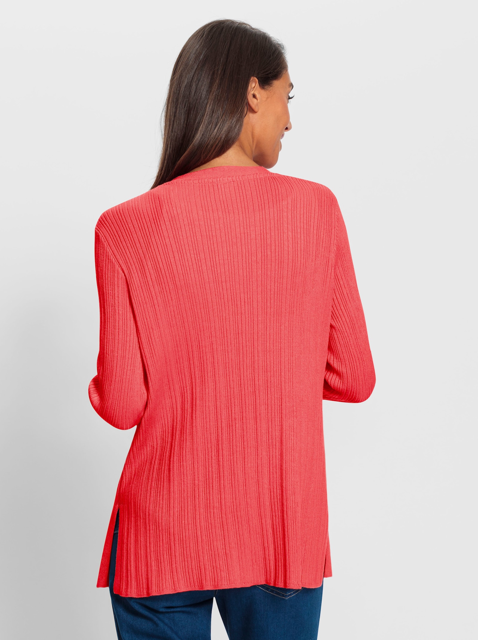 heine Cardigan in verschlussloser Form - hummer