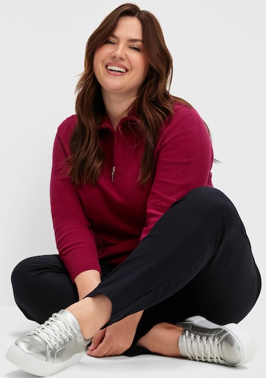 Bengalinhose mit Zierreißverschlüssen - marine