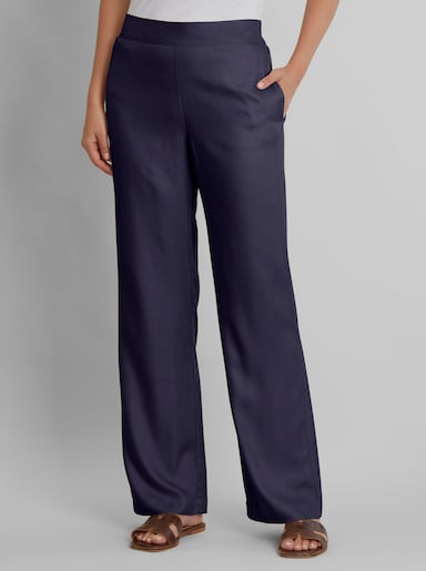 heine Hose mit Dehnbund - marine