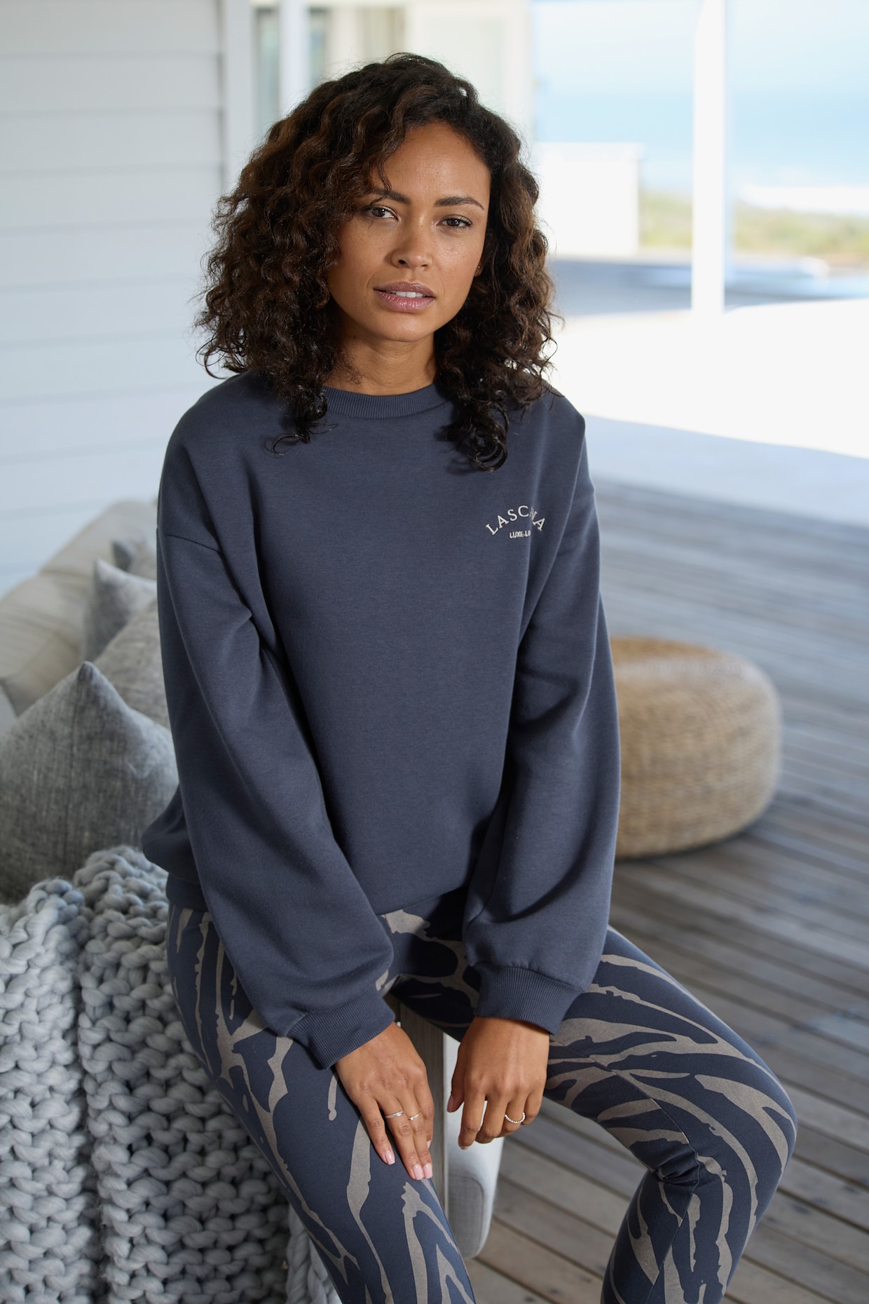 LASCANA Sweat-shirt - anthracite