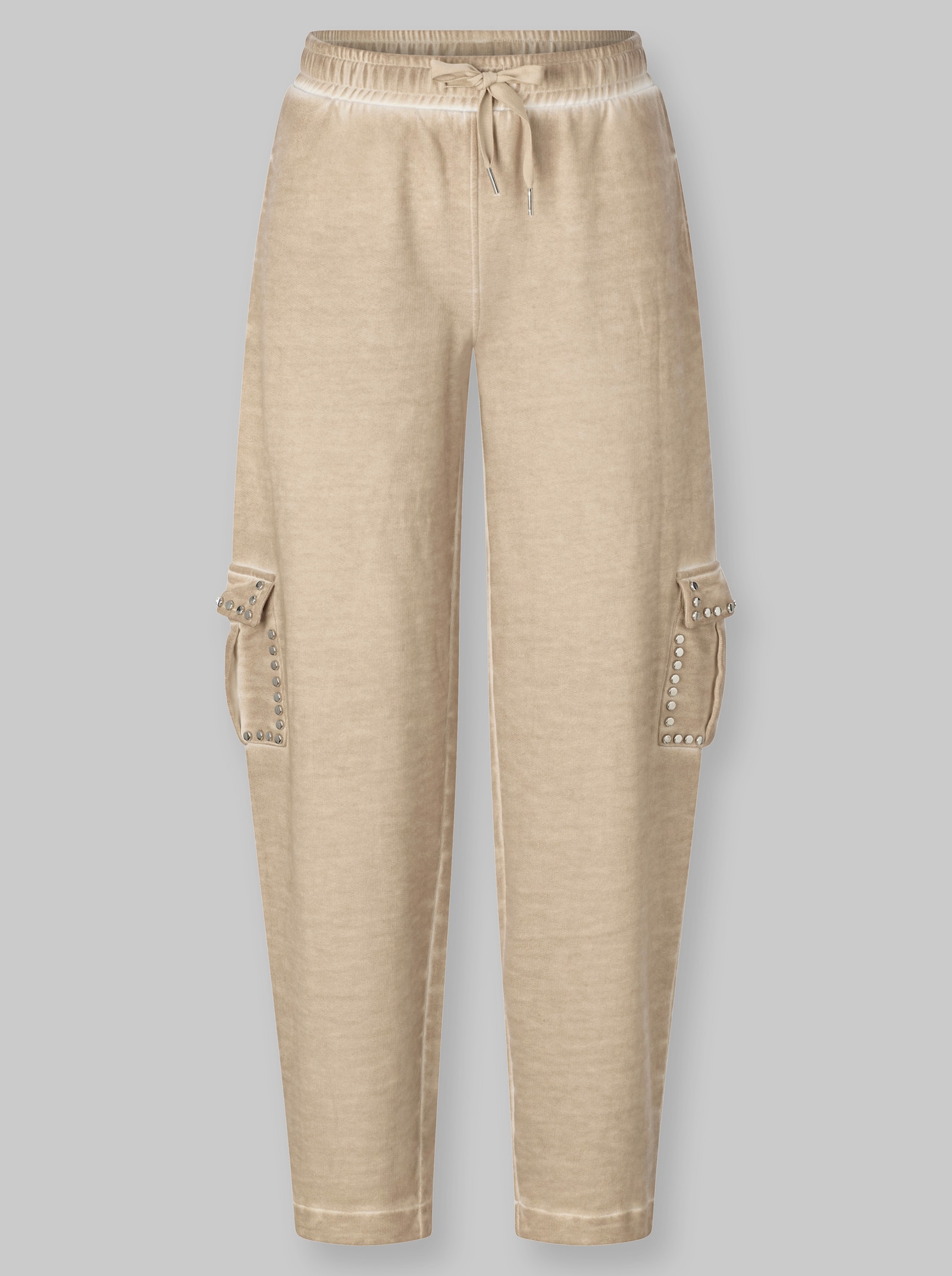 heine Sweathose mit Barrrel-Leg - beige