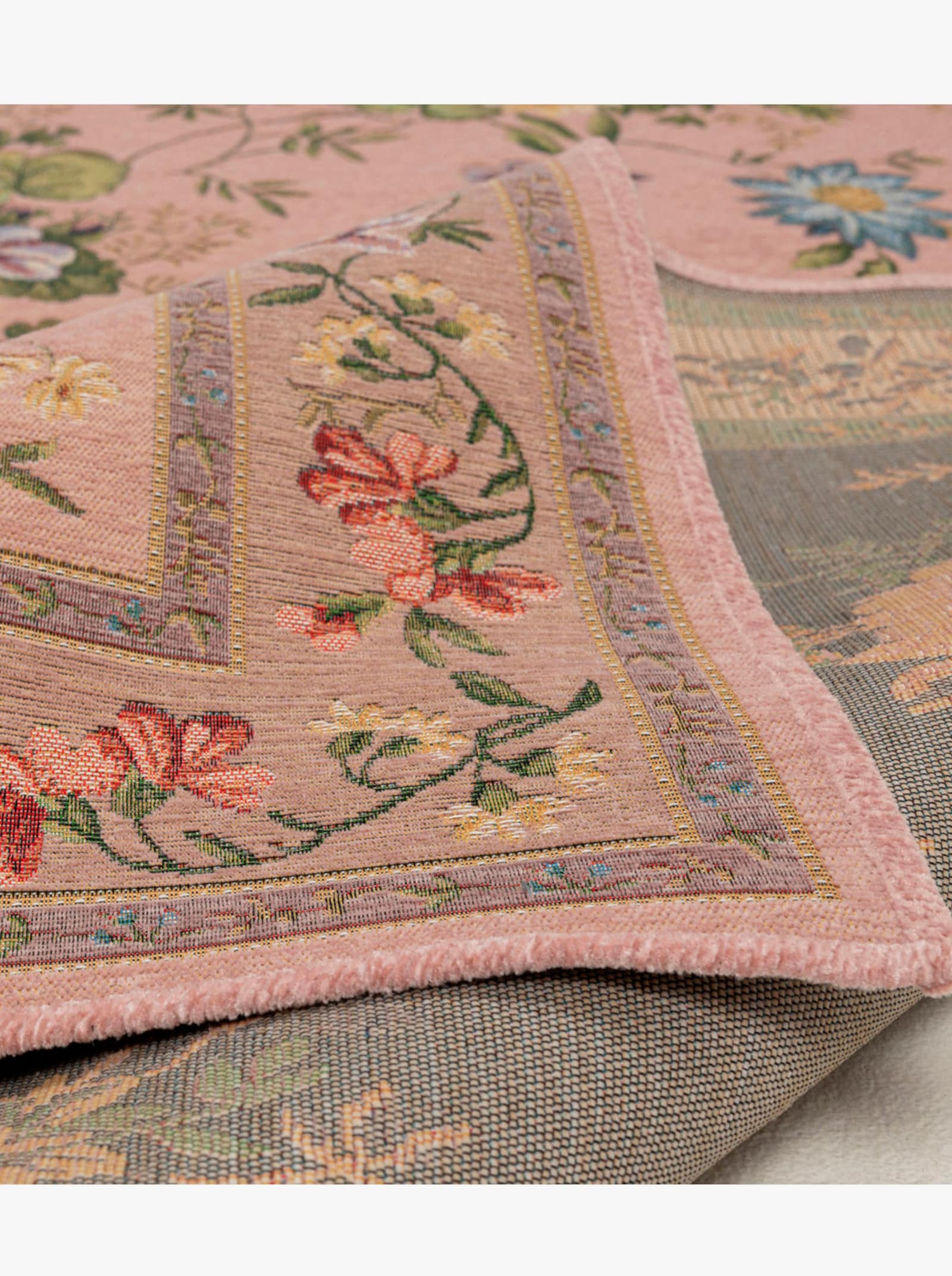 Theko Teppich - rose