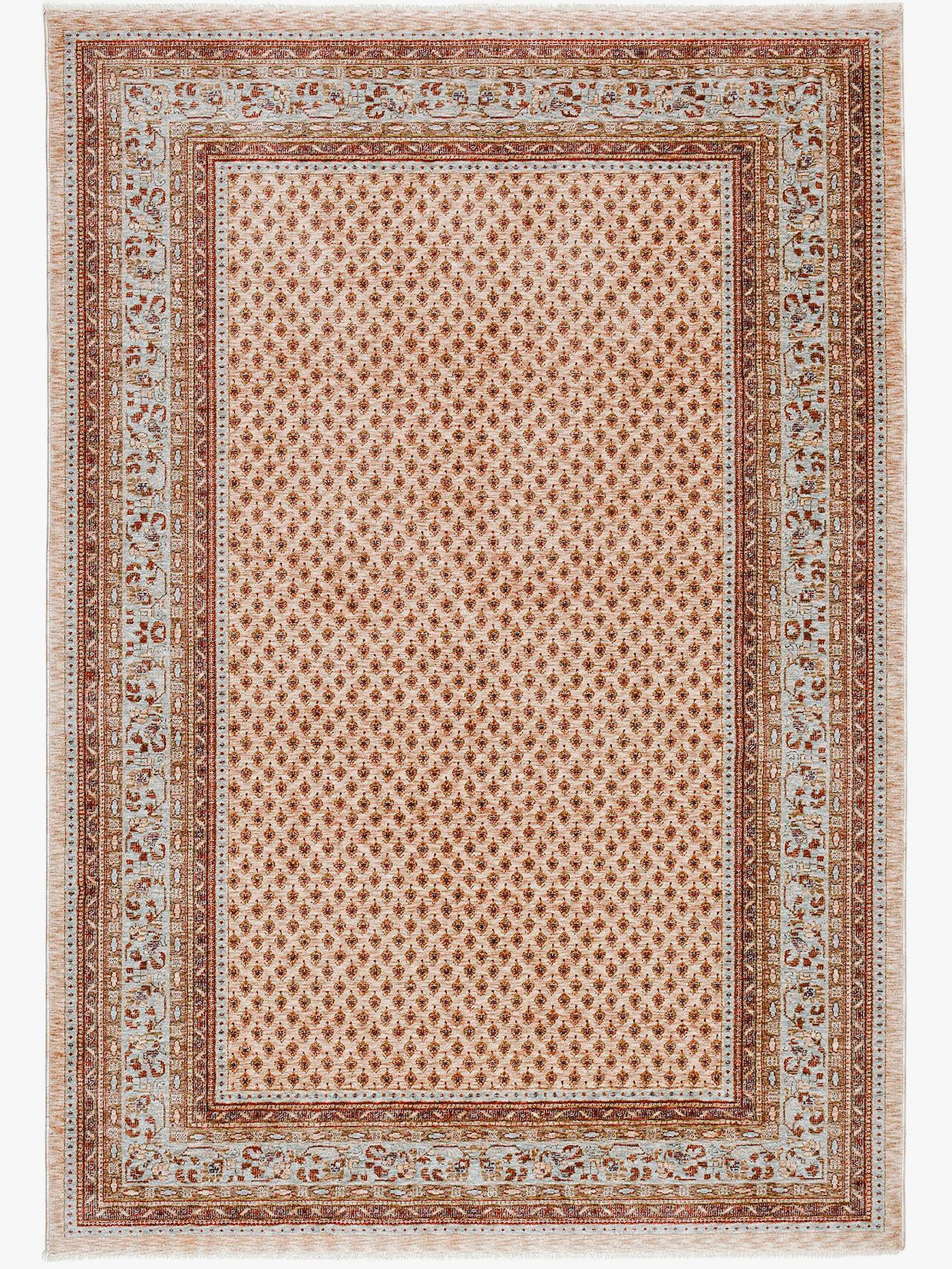 Theko Teppich - beige-gemustert