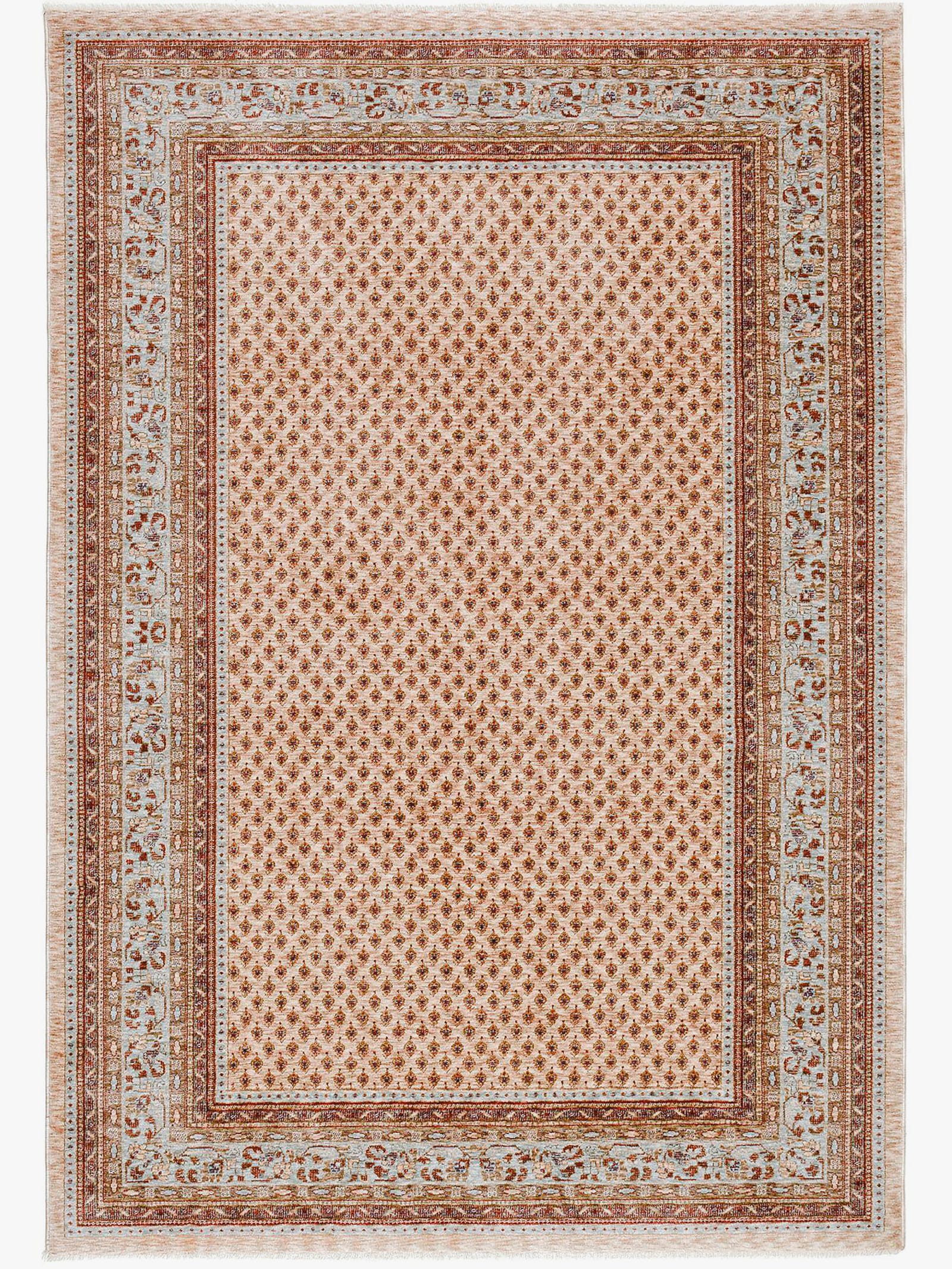 Theko Teppich - beige-gemustert