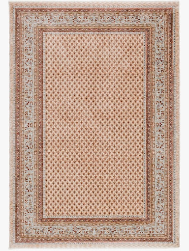 Theko Teppich - beige-gemustert