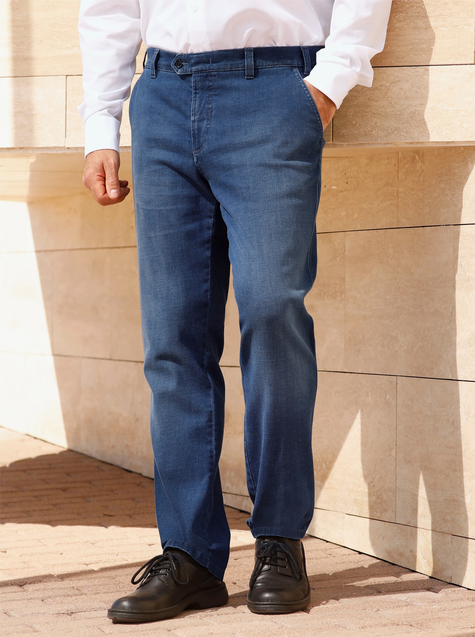 Brühl Jeans - blue-stone-washed