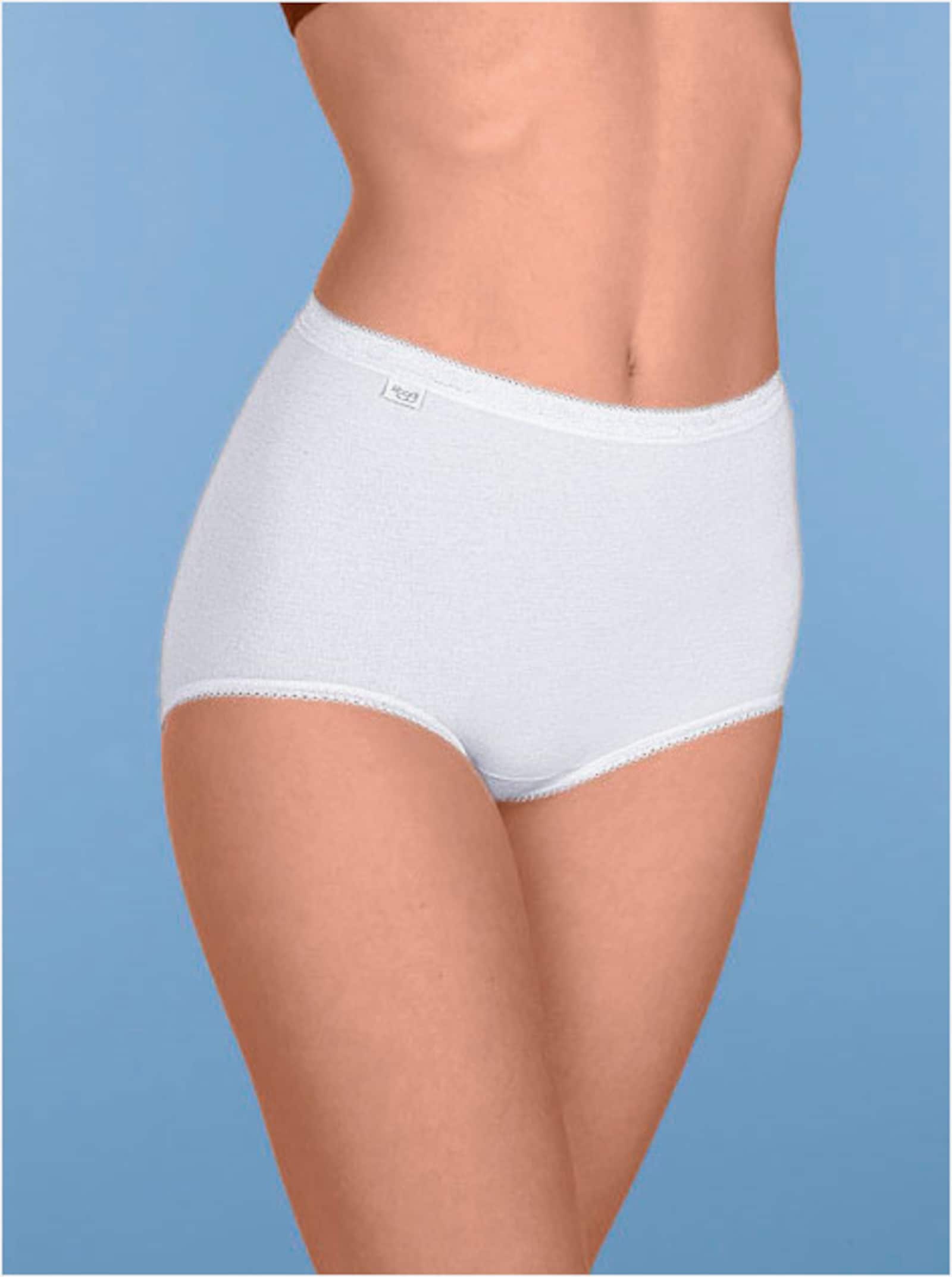 Triumph Tailleslip met geweven elastische band - wit