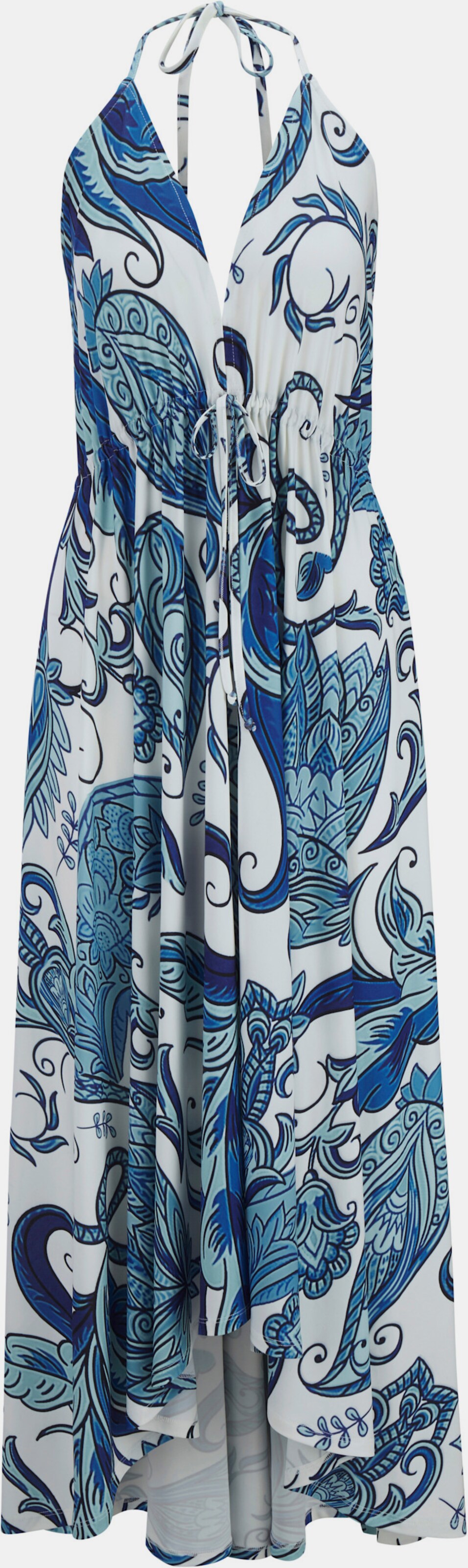 heine Jurk met print - blauw