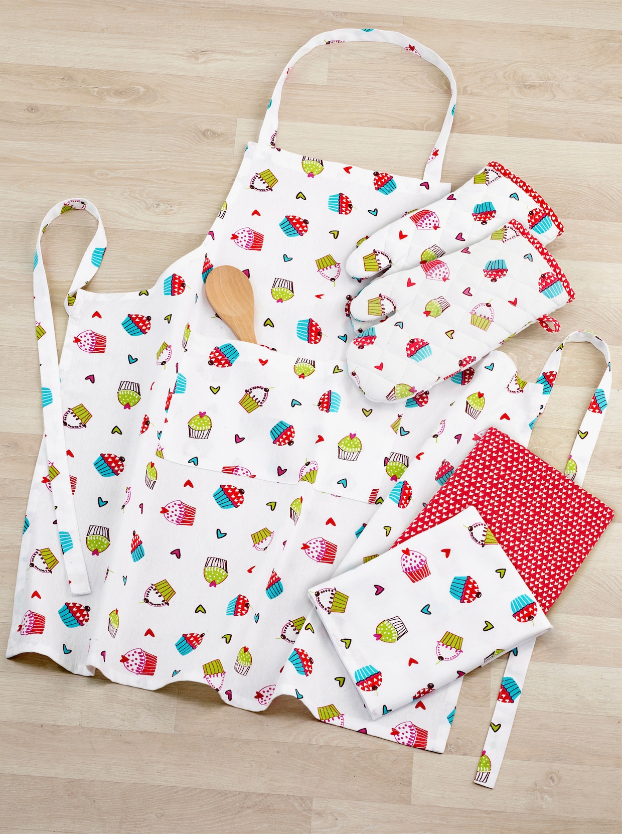 5-tlg. Küchen-Set - weiß