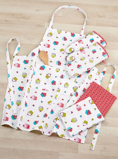5-tlg. Küchen-Set - weiß