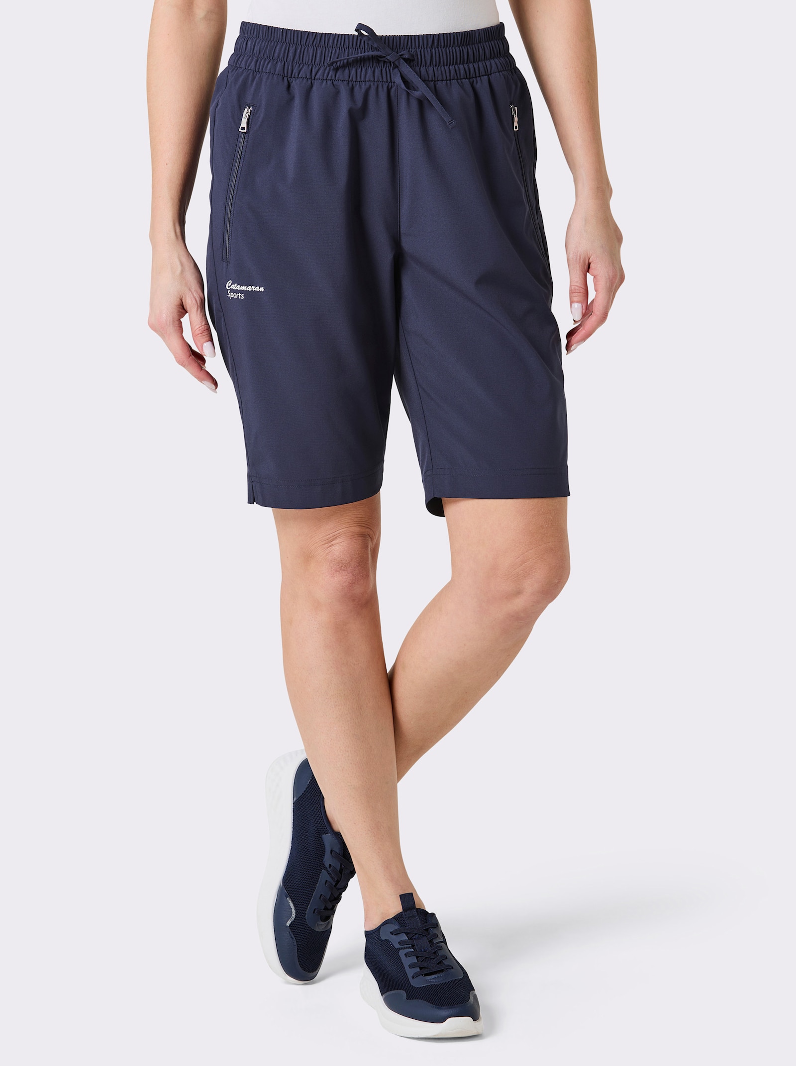Catamaran Sports Funktionshose mit weitenregulierbarem Bund - marine