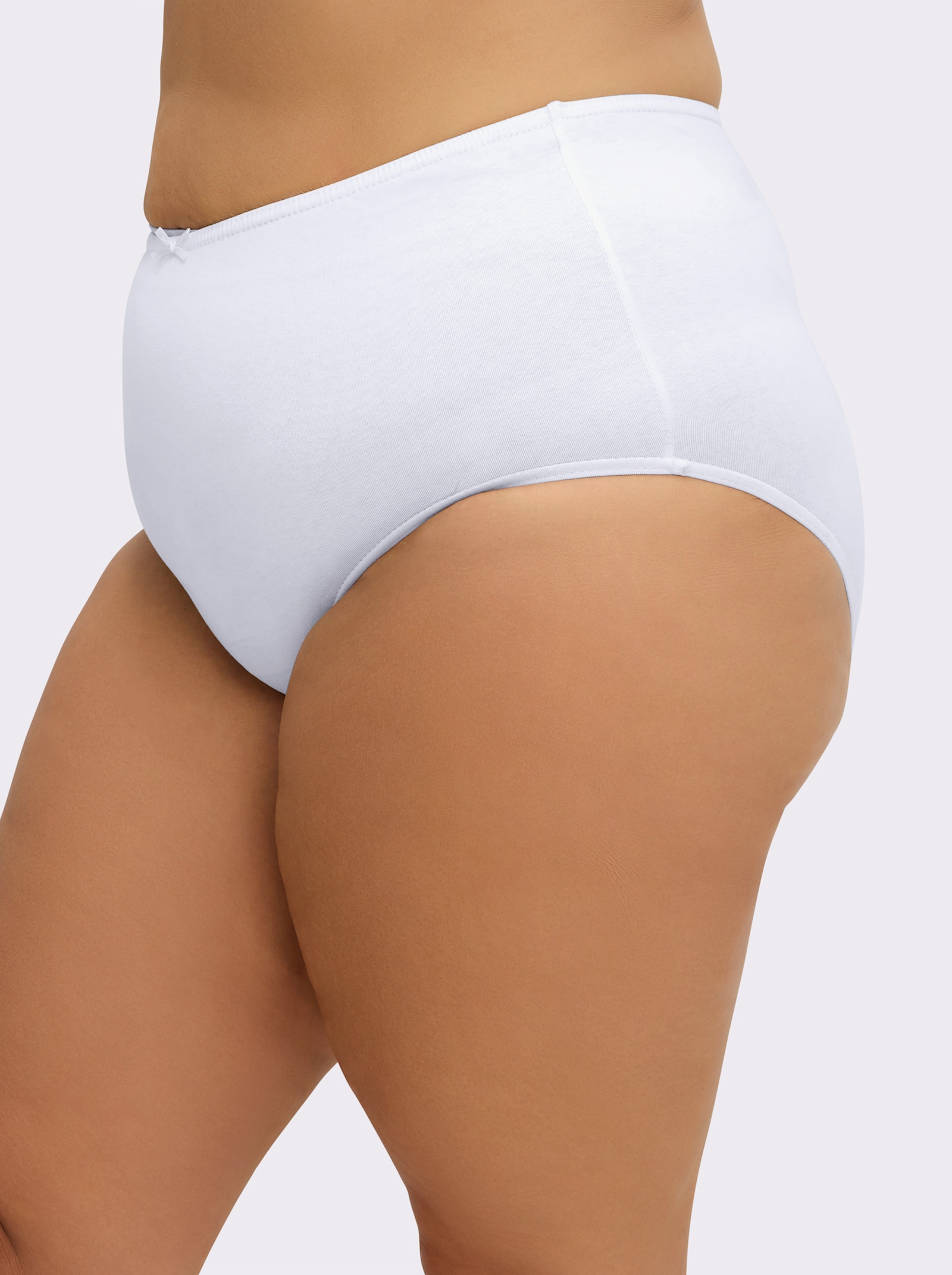 wäschepur Taillenslip in Single-Jersey-Qualität - weiß