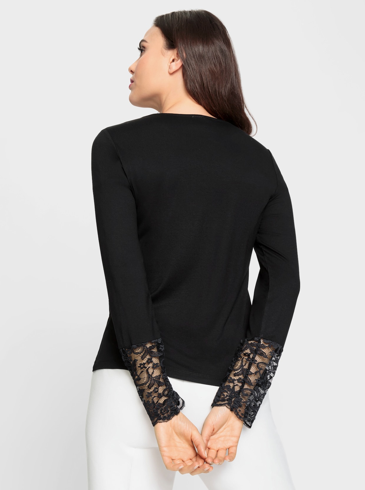 heine Langarmshirt - schwarz