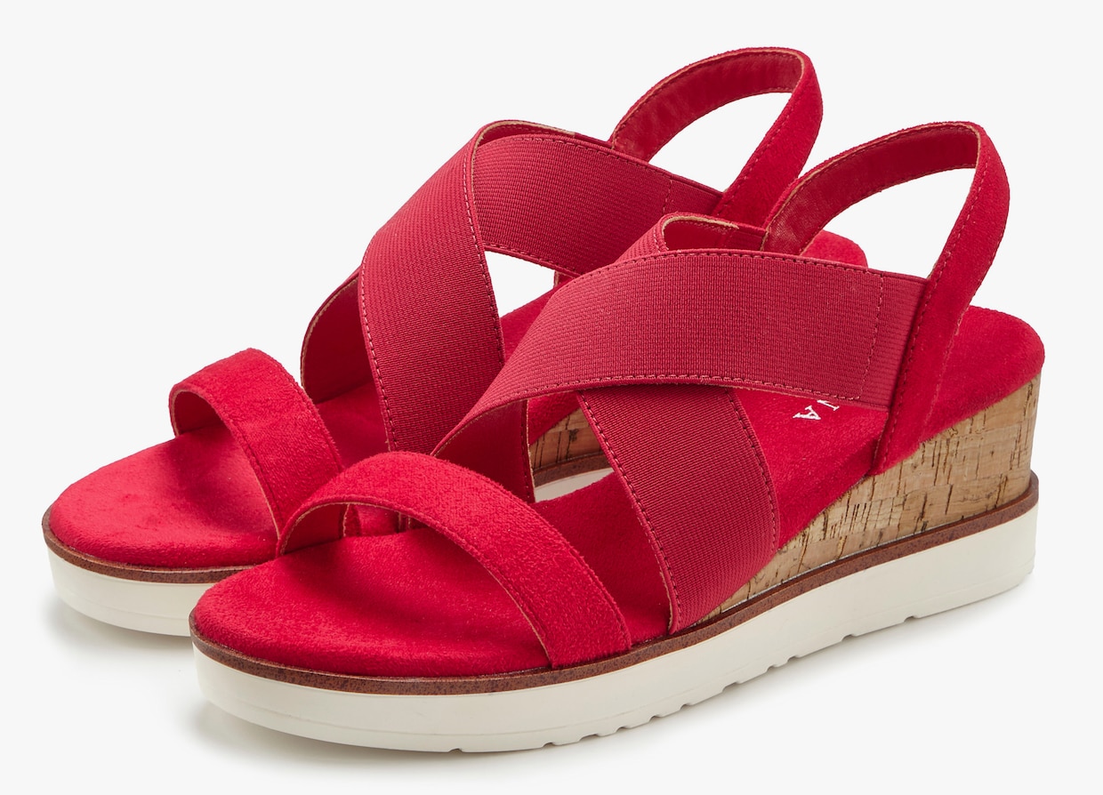 LASCANA sandaaltjes - rood