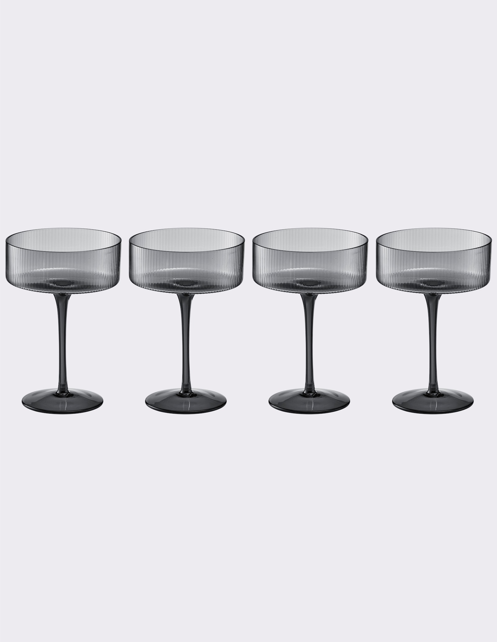 Impressionen Set glazen - grijs/groen