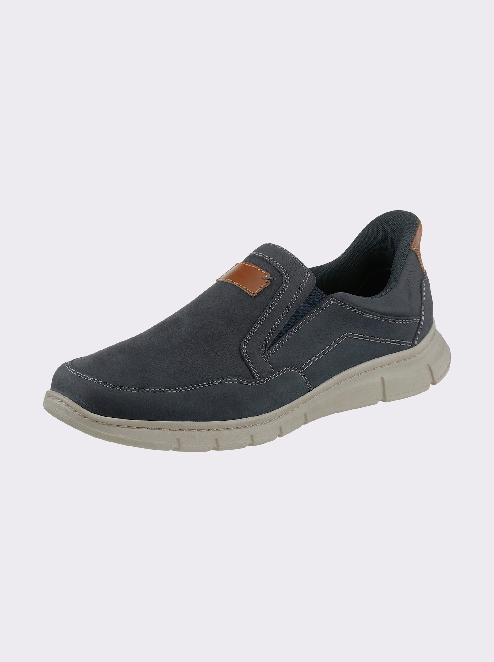 Naturläufer Slip-On Sneaker für einfaches Anziehen - dunkelblau