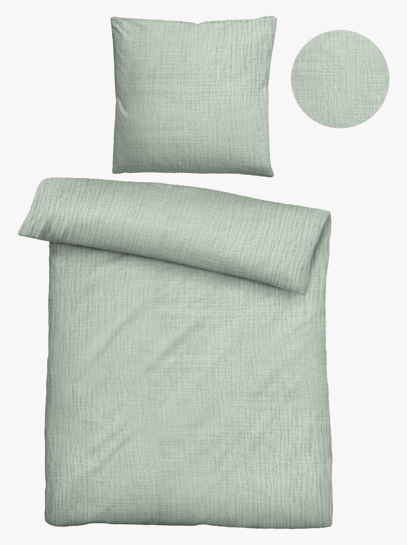 Biberna Bettwäsche - hellgrün