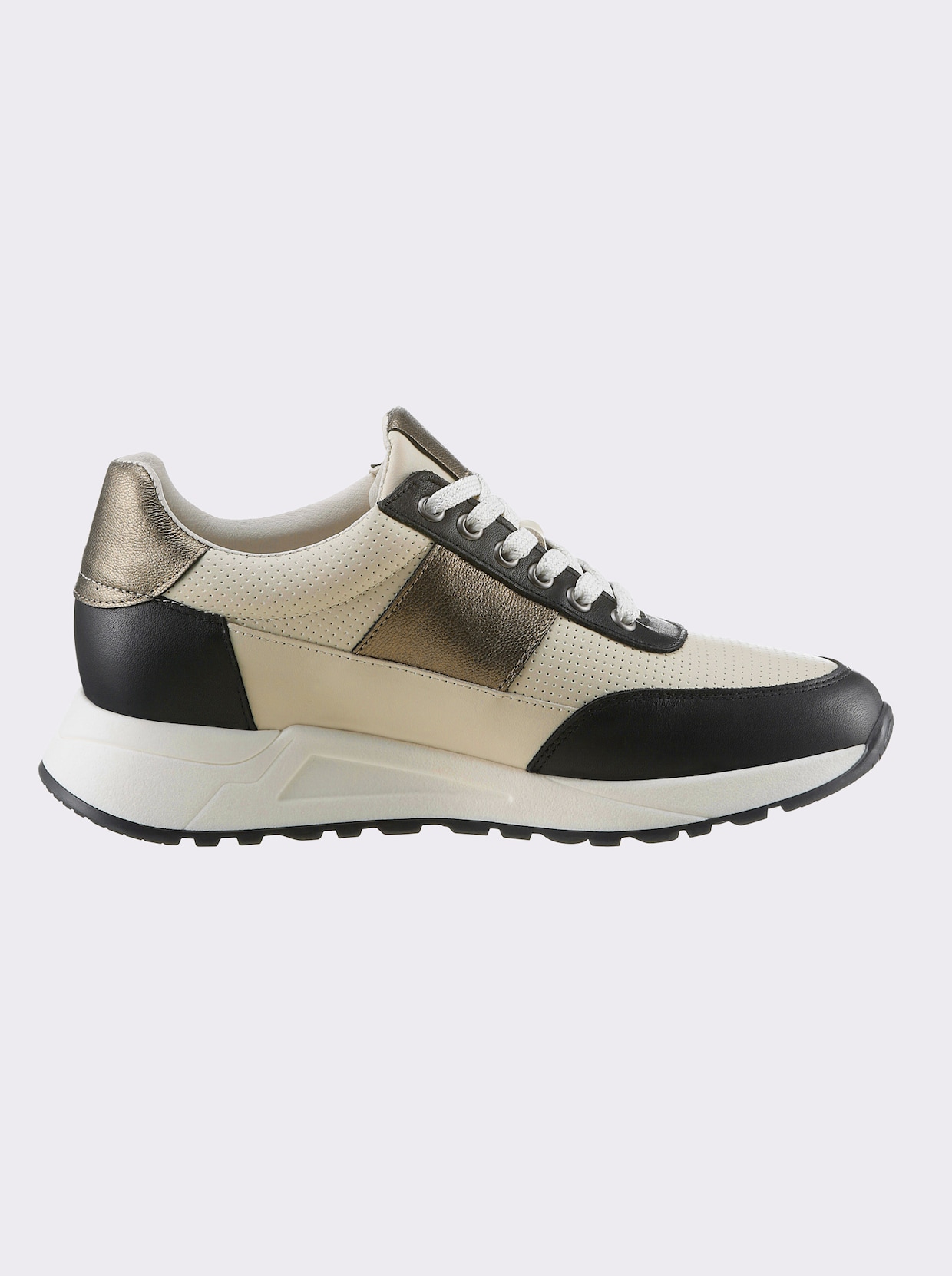 heine Sneaker - schwarz-ecru