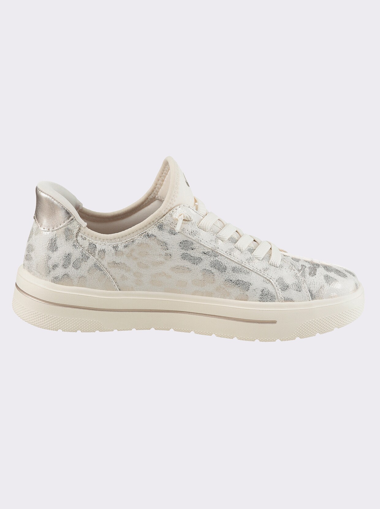 Jana Sneaker - goldfarben-gemustert