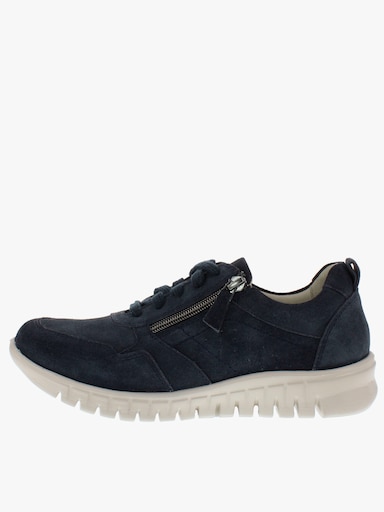 Naturläufer Sneaker mit seitlichem Reißverschluss, Weite H - jeansblau