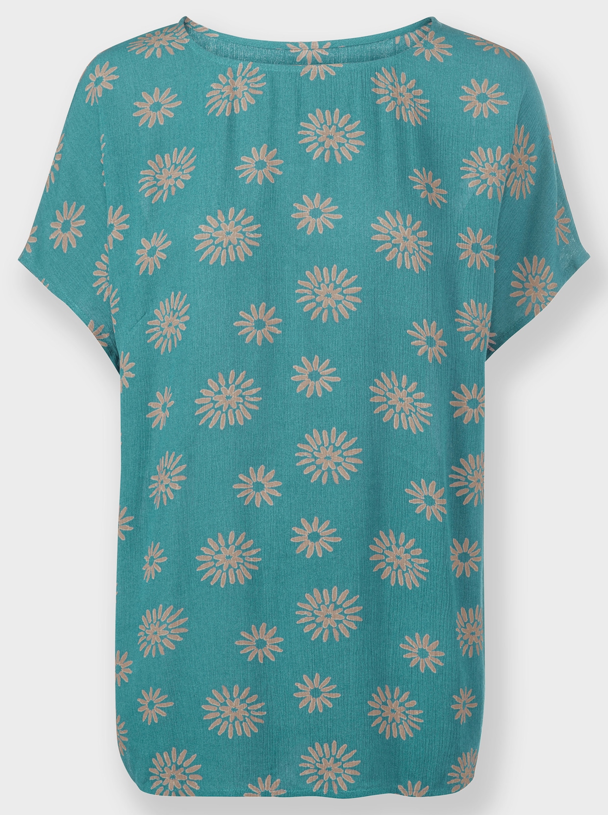 Blouse met print - ocean/sesam bedrukt