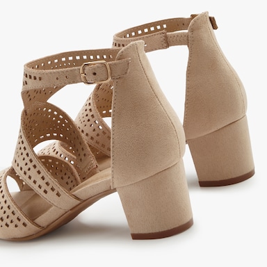 LASCANA Riemchensandalette - beige