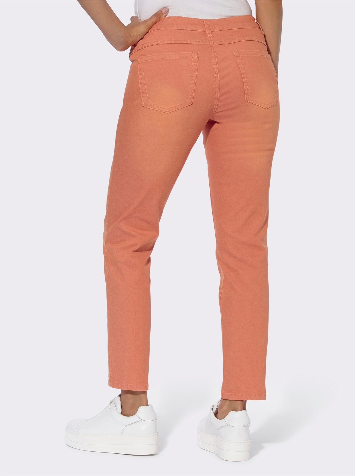 5-Pocket-Jeans - papaya