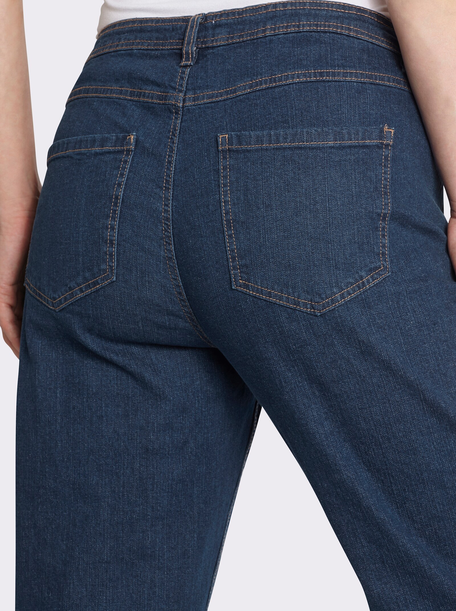 5-Pocket-Jeans mit lässig weiten Beinen - blue-stone-washed