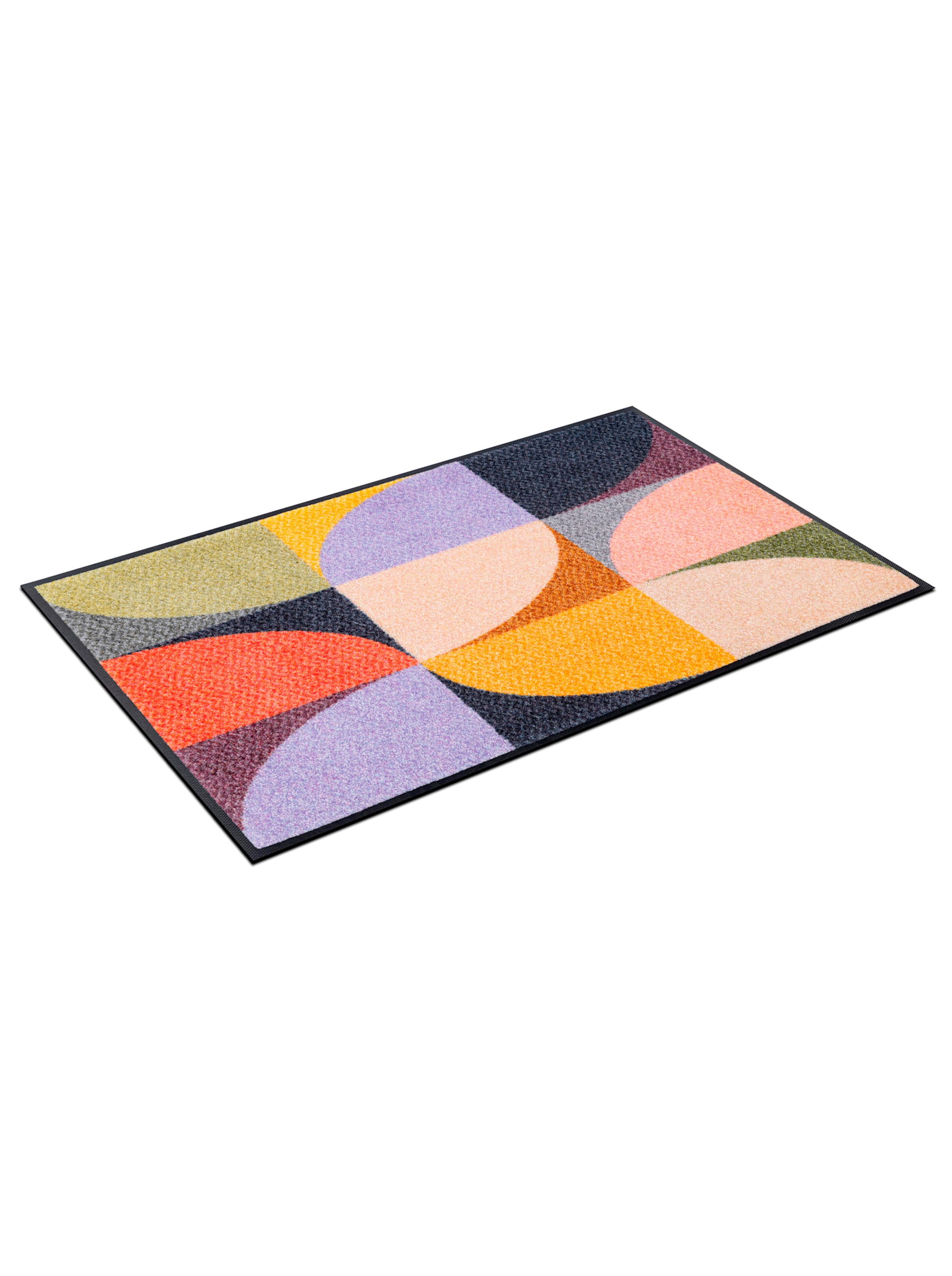 xDF;matte günstig Kaufen-Fußmatte in gelb-bunt von wash&dry. Fußmatte in gelb-bunt von wash&dry <![CDATA[Fußmatte Farbenfroh mit abstraktem grafischem Muster. Äußerst strapazierfähig und UV-beständig. Für den Innen- und überdachten Außenbereich geeignet.