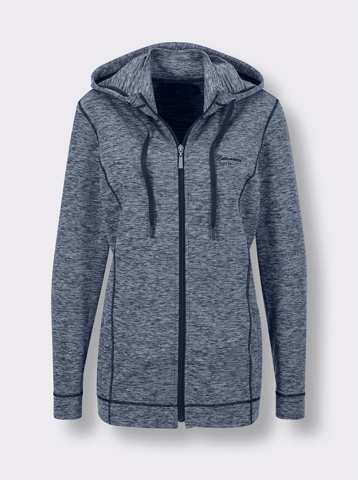 Catamaran Sports Shirtjasje - donkerblauw gemêleerd