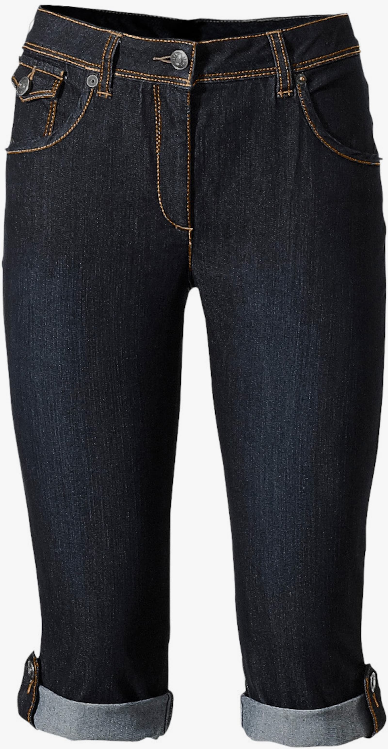 heine Caprijeans mit Power-Mesh - dark used