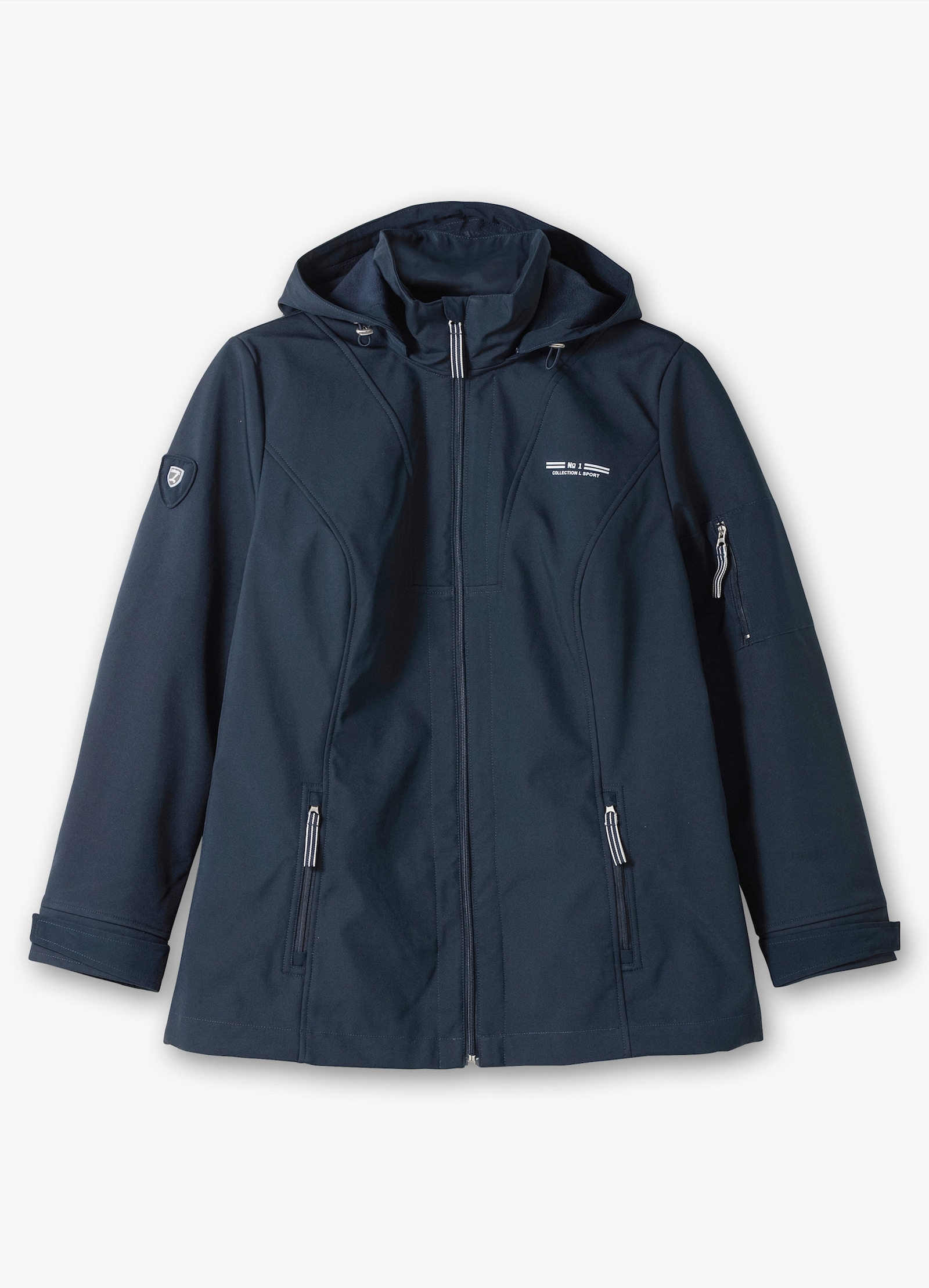 Softshelljacke mit Fleece-Futter - marine