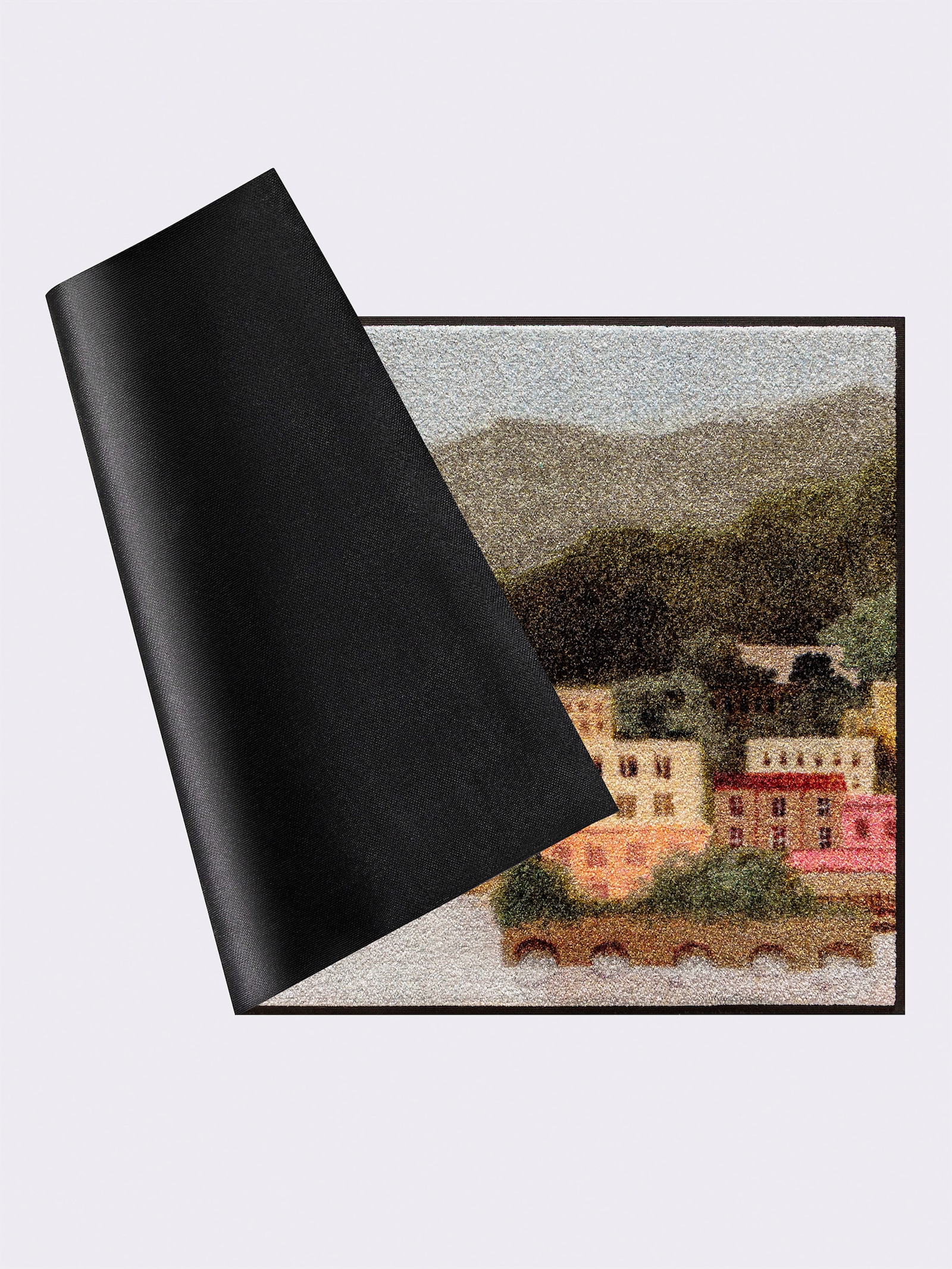 wash+dry by Kleen-Tex Paillasson - vert-rose