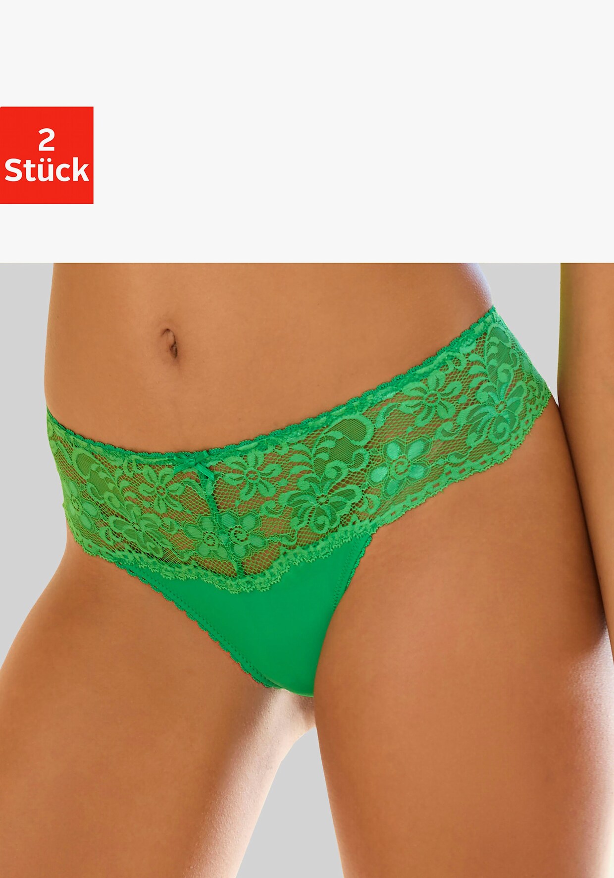 Nuance String - 2x groen