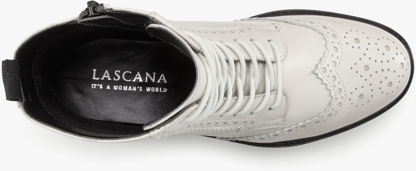 LASCANA Schnürboots - weiß