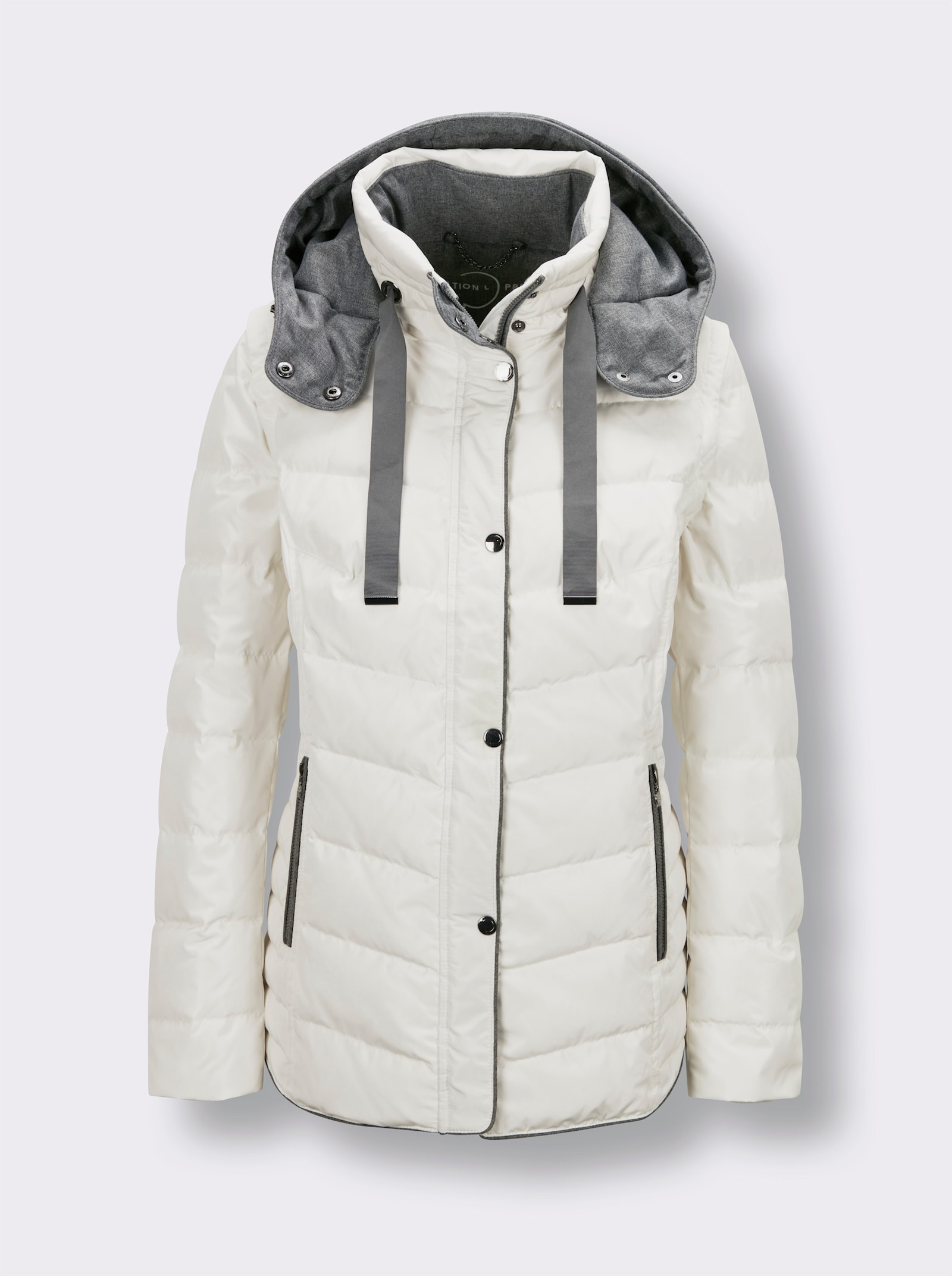 CREATION L PREMIUM Daunenjacke mit Westen-Funktion - ecru