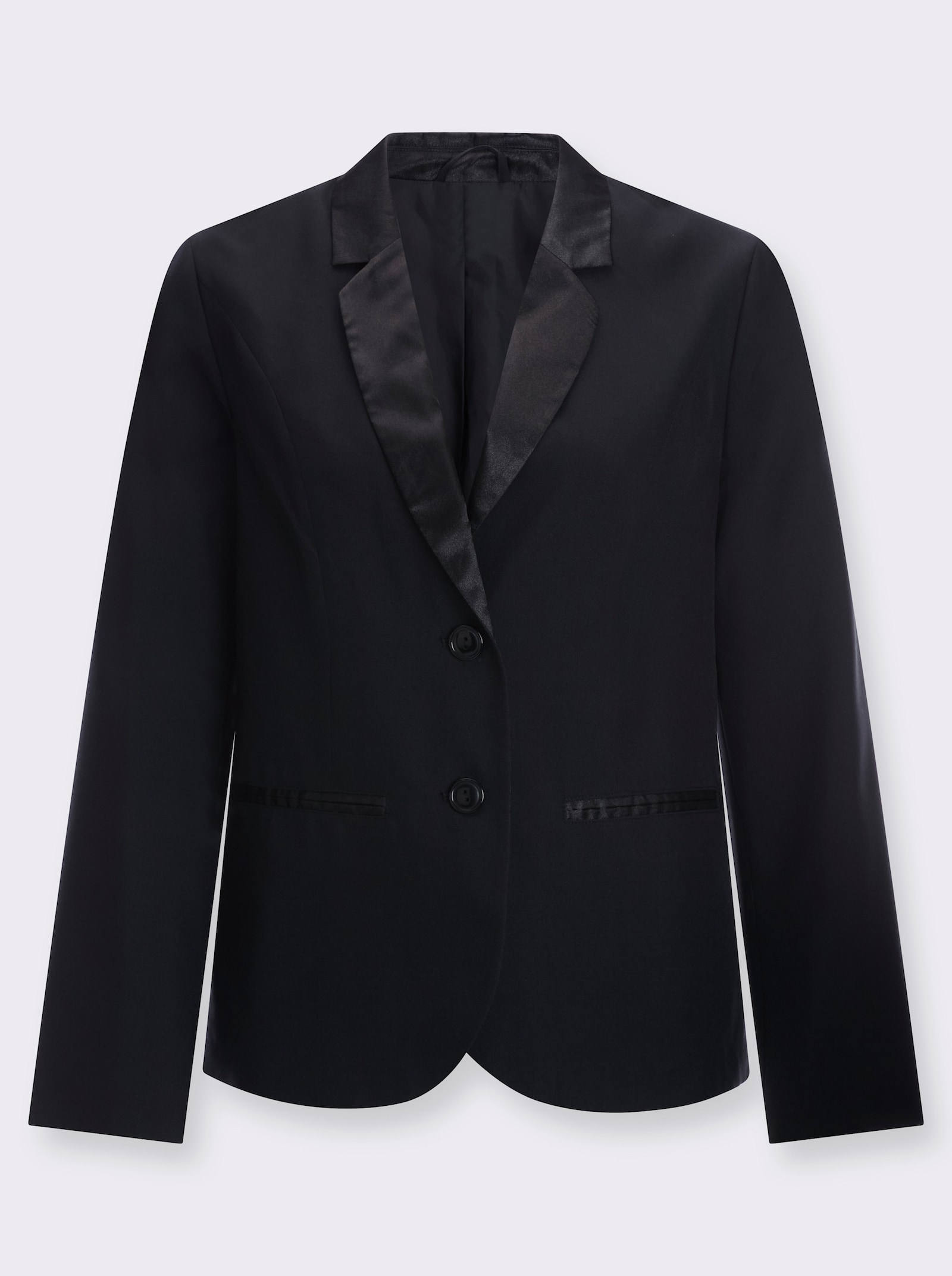 Blazer in pflegeleichter Qualität - schwarz