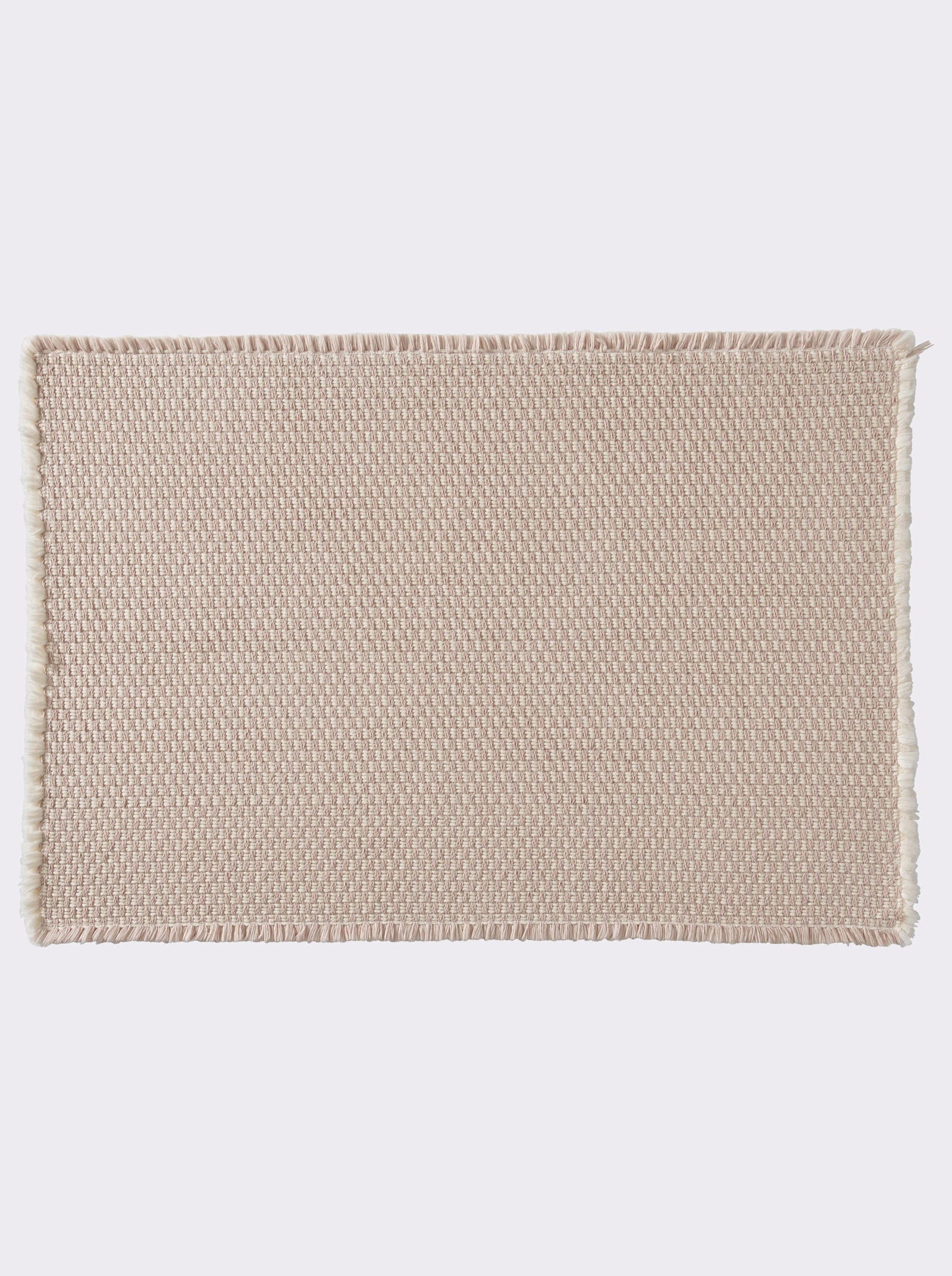 Pereira da Cunha Badeteppich in Geflecht-Optik - ecru-taupe-gemustert
